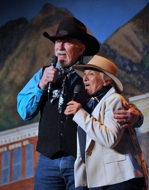 Pic of Terry Nash & Carol Heuchan Colorado Cowboy Poetry Gathering Golden Colorado